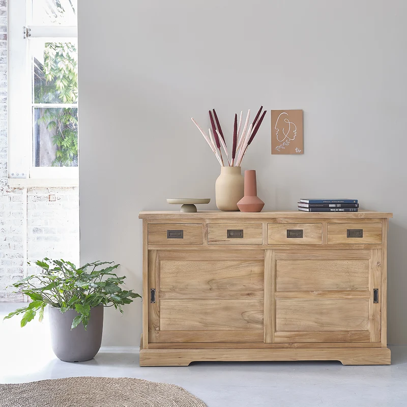 Credenza in teak massello 150 cm