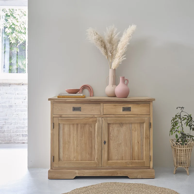 Credenza in teak massello 120 cm