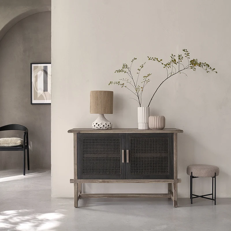 Credenza in legno massello riciclato 120 cm