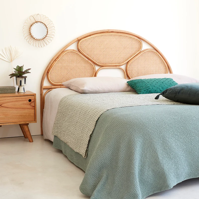 Testiera in cannage e rattan 160 cm