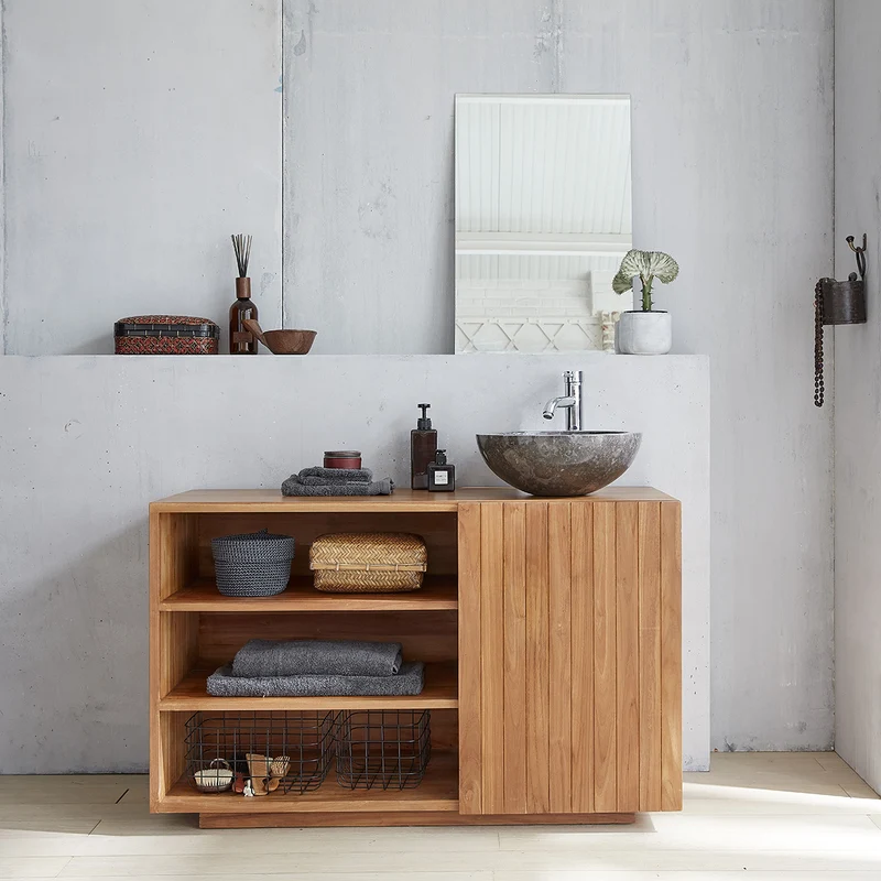 Mobiletto in teak massello 120 cm