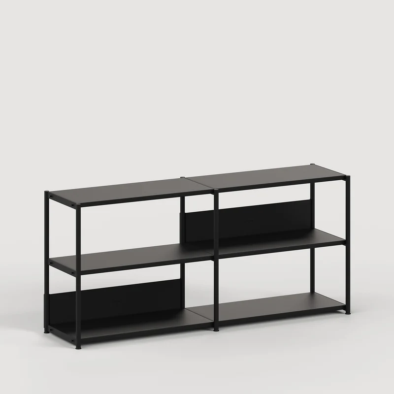 Etagère UNIT - H75 à 85 x L164cm - acier thermolaqué