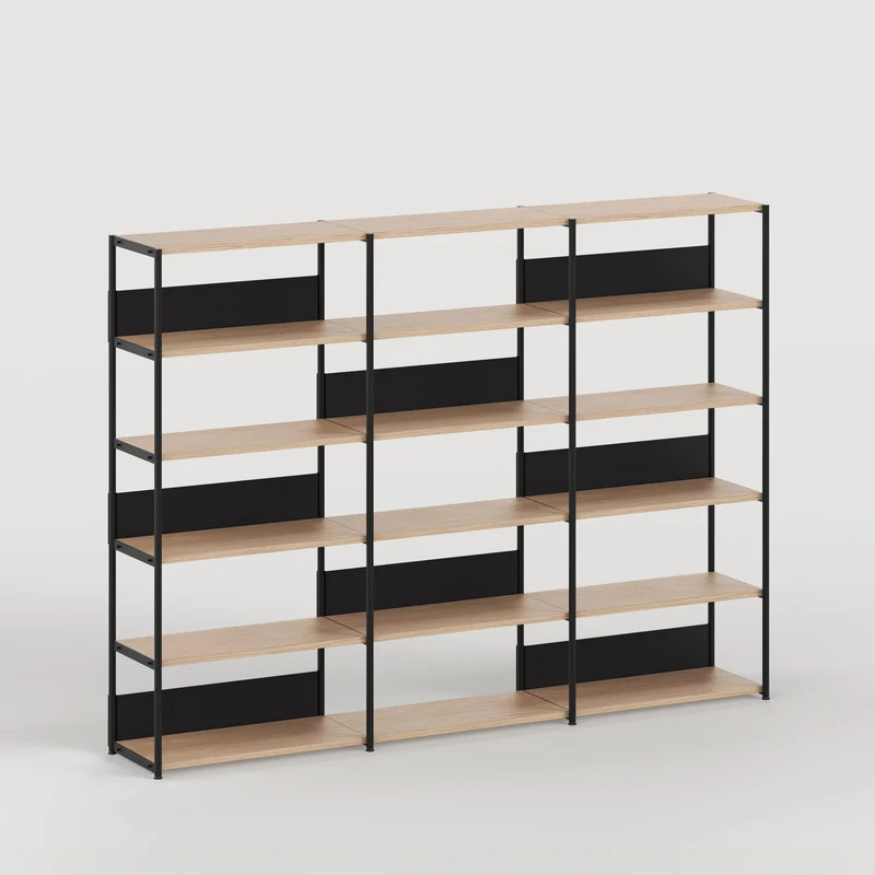 Etagère UNIT - H180 à 215 x L244cm - bois éco-certifié