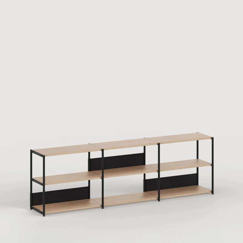 Etagère UNIT - H75 à 85 x L244cm - bois éco-certifié