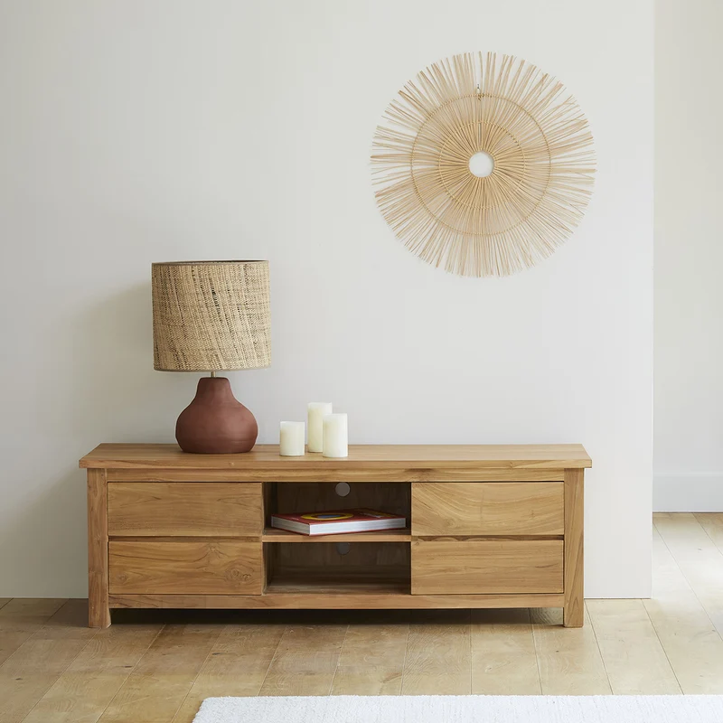 Mobile TV in teak massello 150 cm