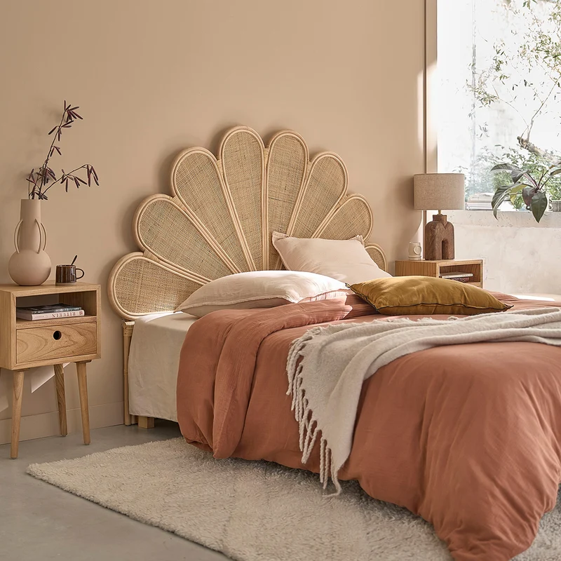 Testiera in rattan e cannage 160 cm
