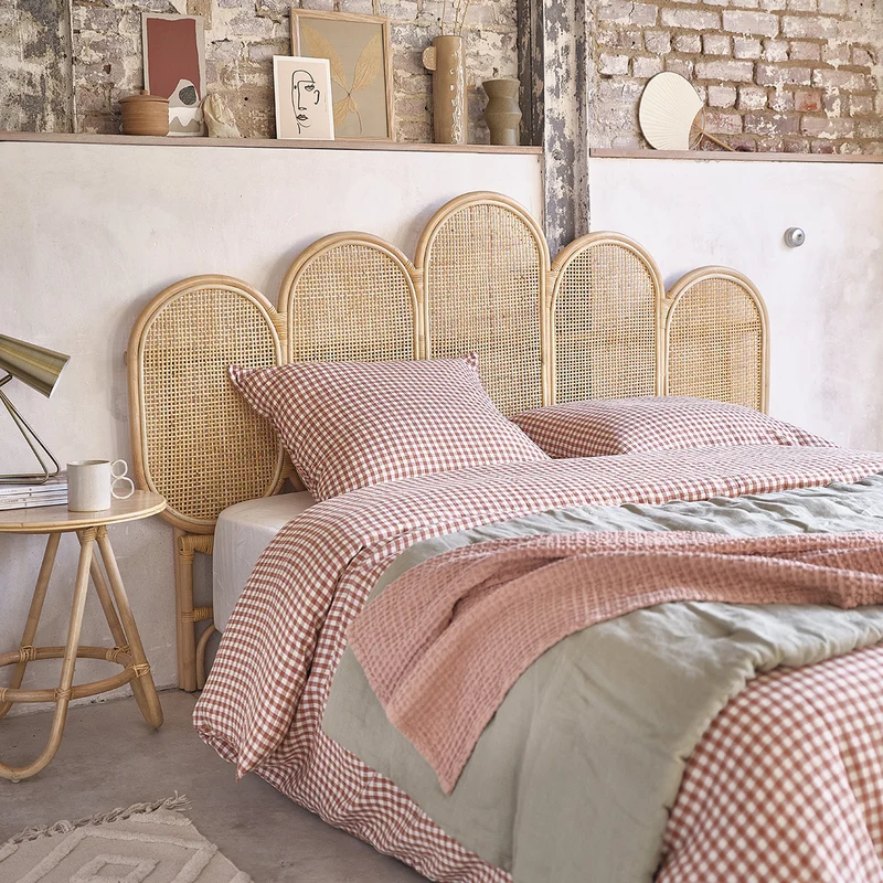 Testiera in rattan e cannage 160 cm