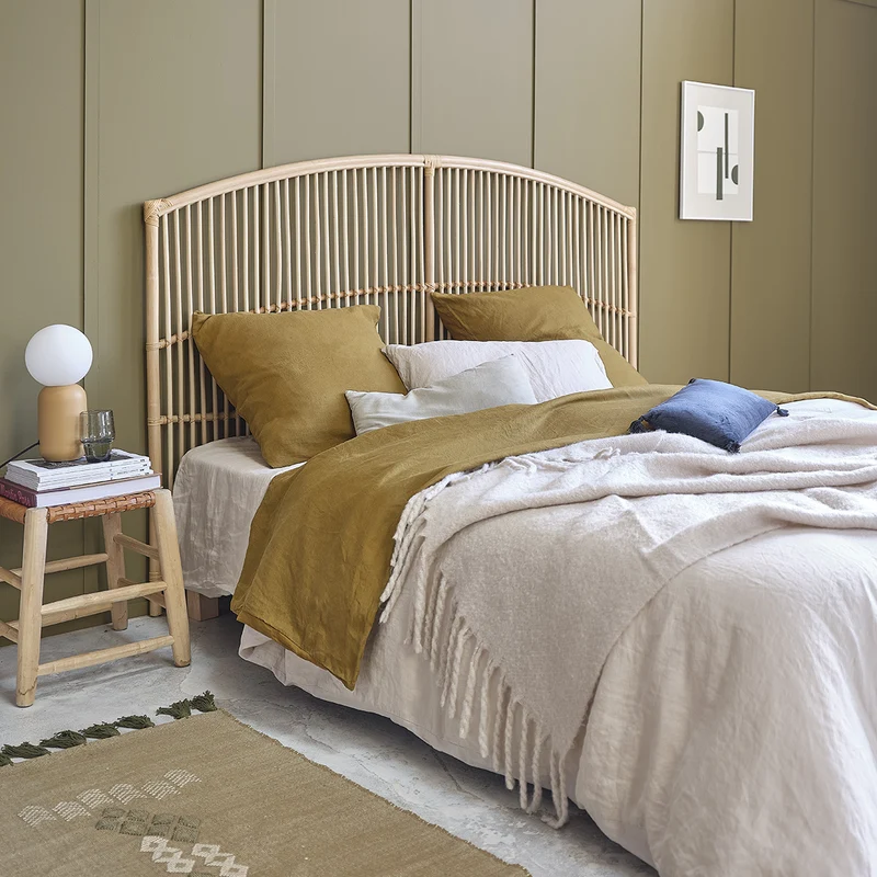 Testiera in rattan 180 cm