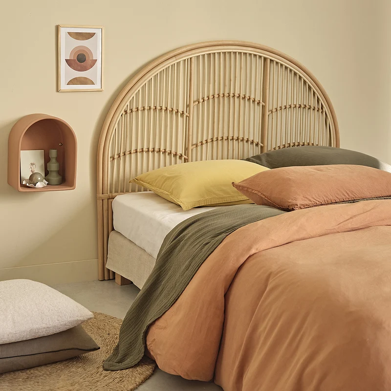 Testiera in rattan 140 cm