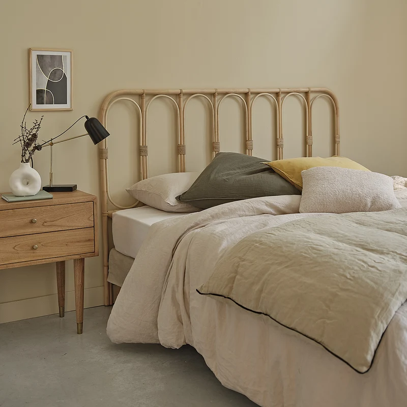 Testiera in rattan 160 cm