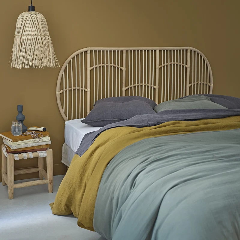 Testiera in rattan 160 cm