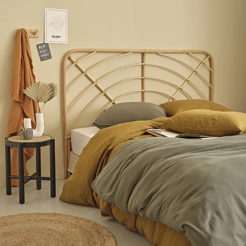 Testiera in rattan 160 cm