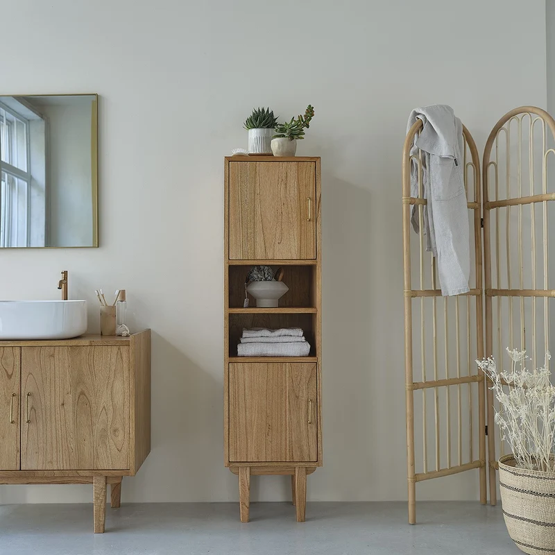 Colonna da bagno in mindi massello 150 cm
