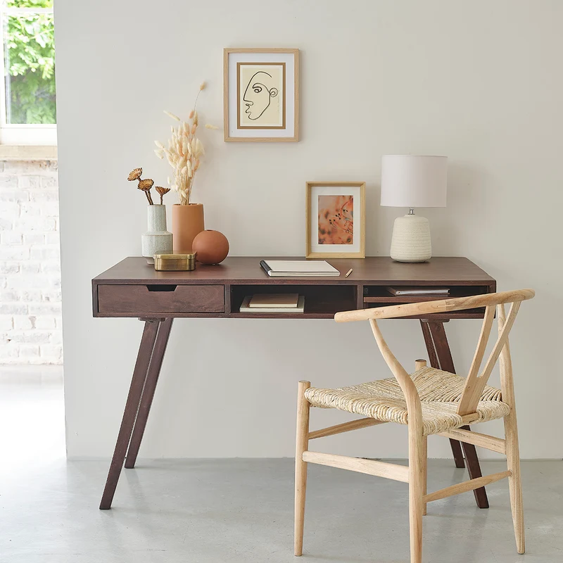 Scrivania in mango massello 120 cm