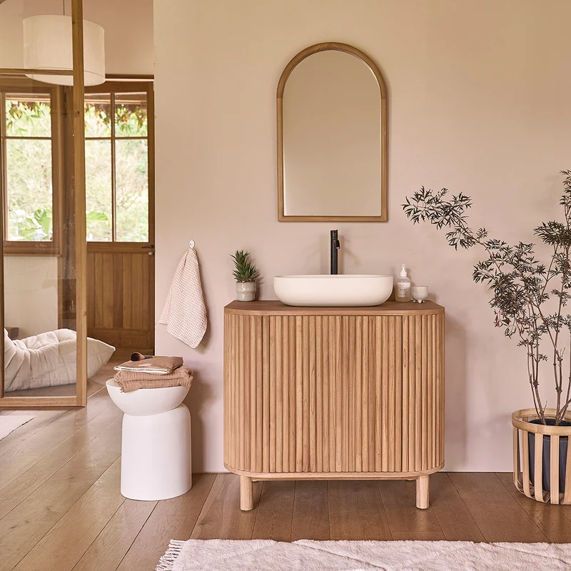 Mobile da 90 cm in teak massello