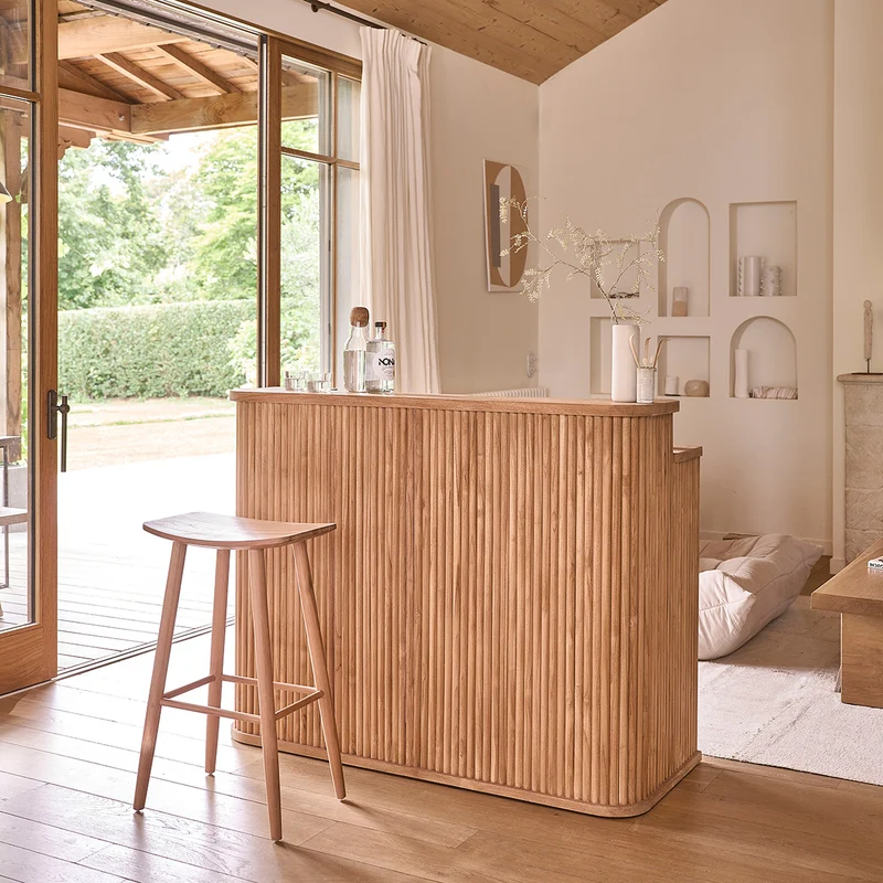 Bar in teak massello 140 cm