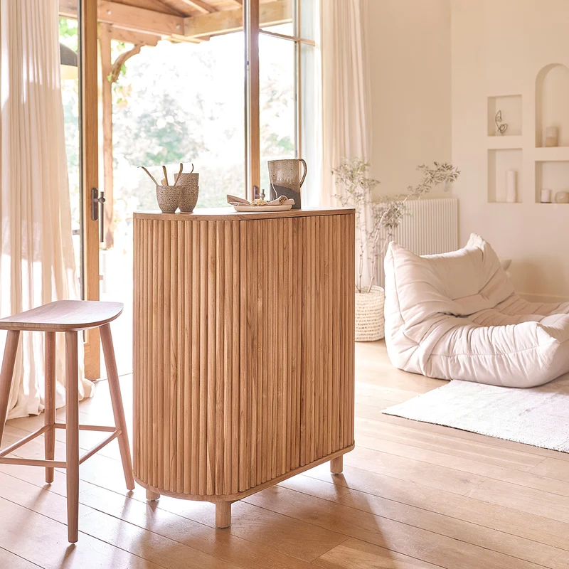 Bar in teak massello 90 cm