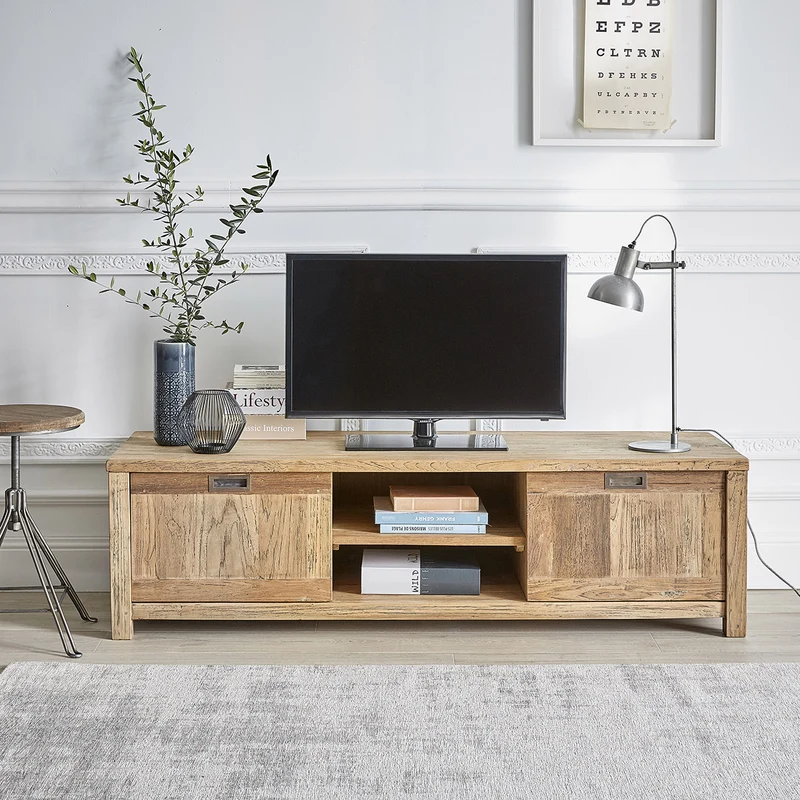 Mobile TV in teak massello riciclato 160 cm
