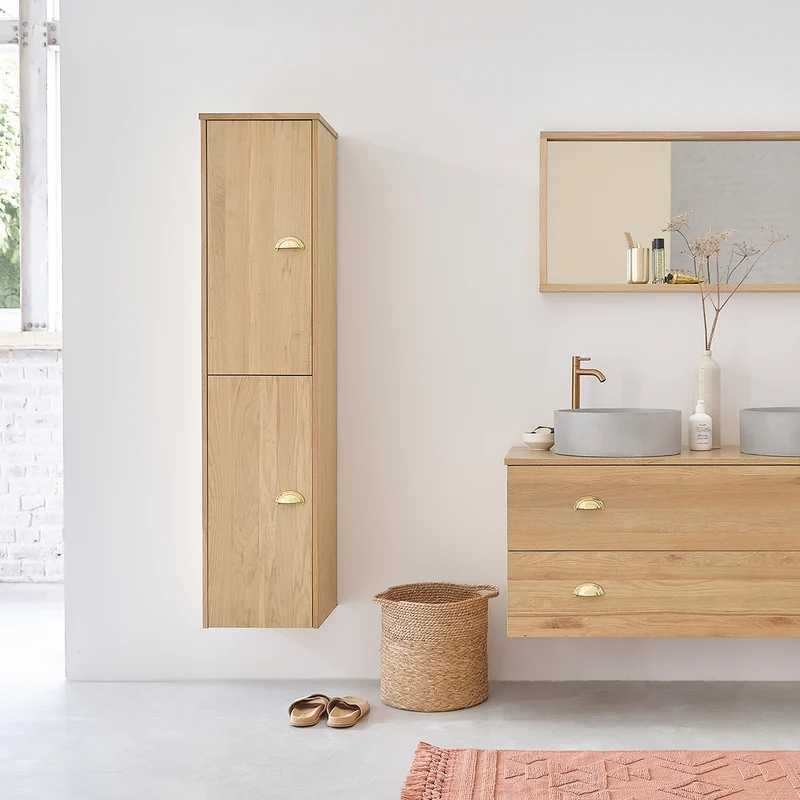 Colonna bagno in rovere 150 cm