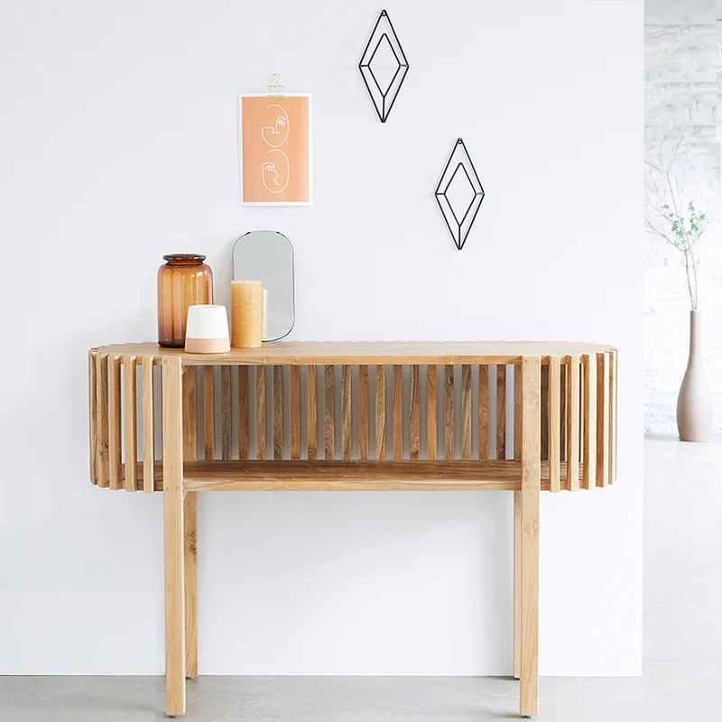 Consolle in teak massello 120 cm