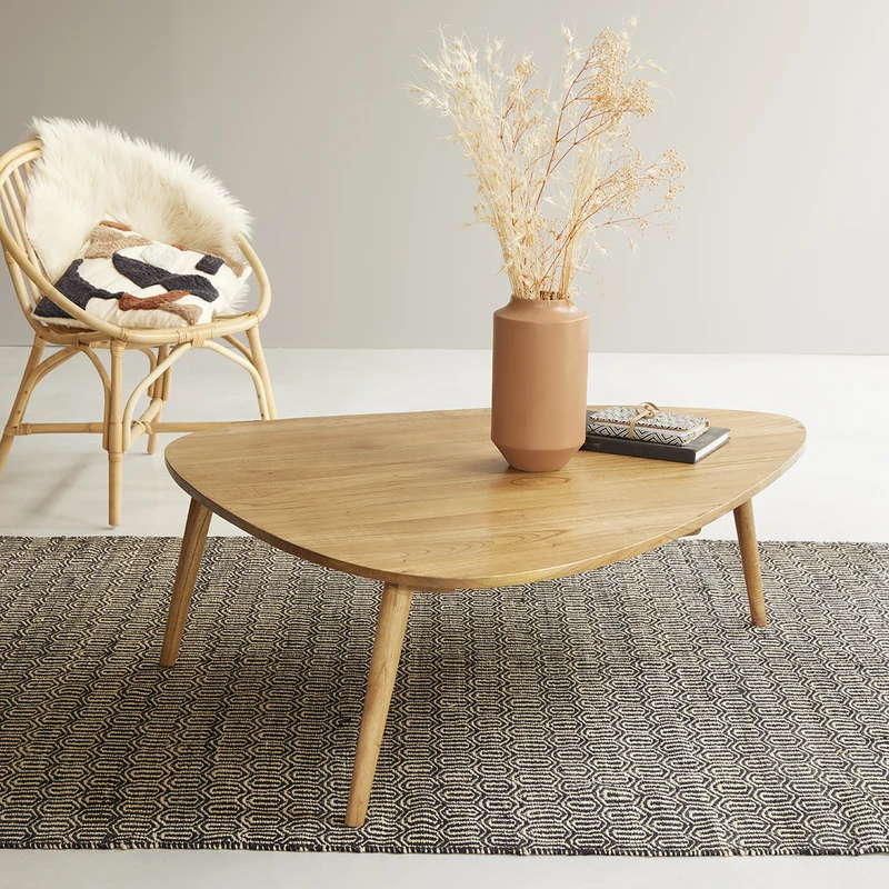 Tavolino in mindi massello 120 cm