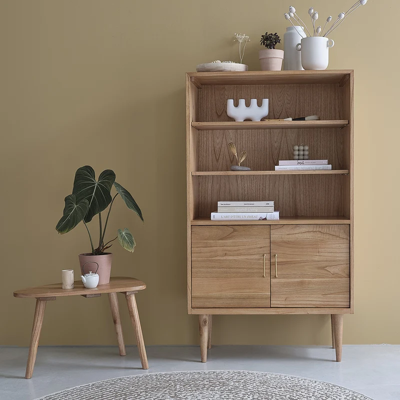 Libreria in mindi massello 85 cm