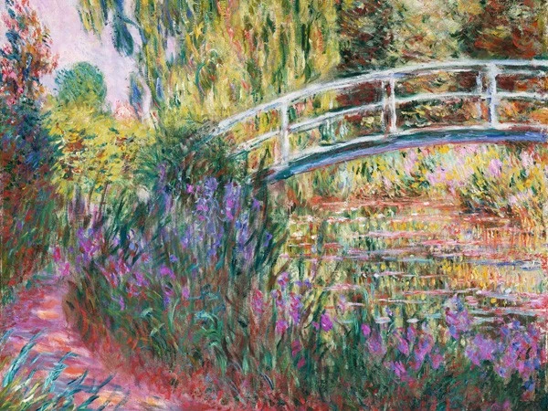 The Japanese Bridge: Water Lily Pond Detail
