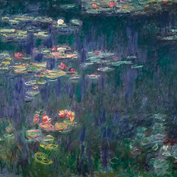 Water Lilies: Green Reflections Detail
