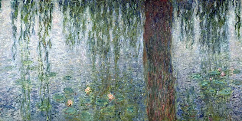 Morning with Weeping Willows II Detail