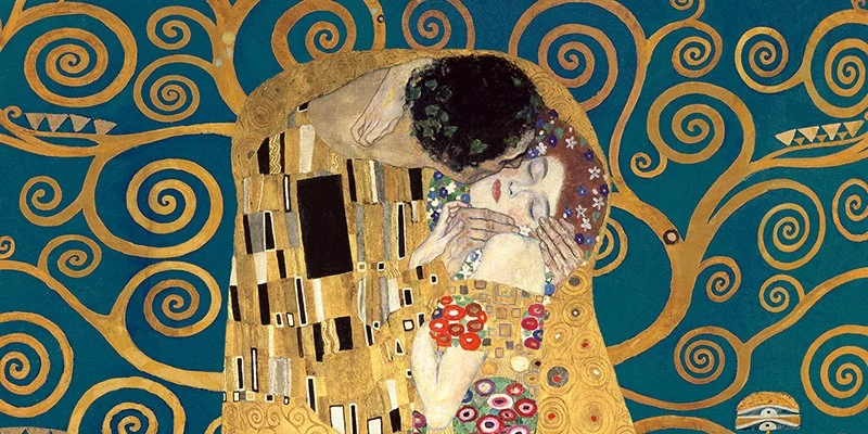The Kiss dettaglio blu varianzione