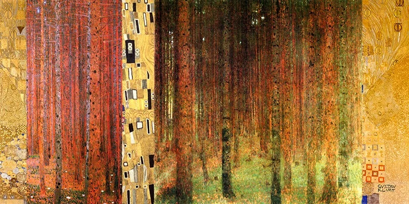 Klimt Motifs: Forest I
