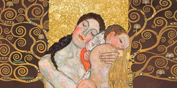 Klimt Motifs: Motherhood II