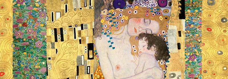 Motifs of Klimt: The Three Ages of Woman Deco Panel