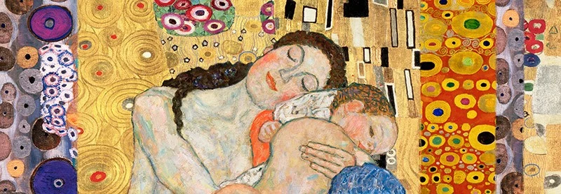 Klimt Motiv: Pannello Décorativo Morte e Vita