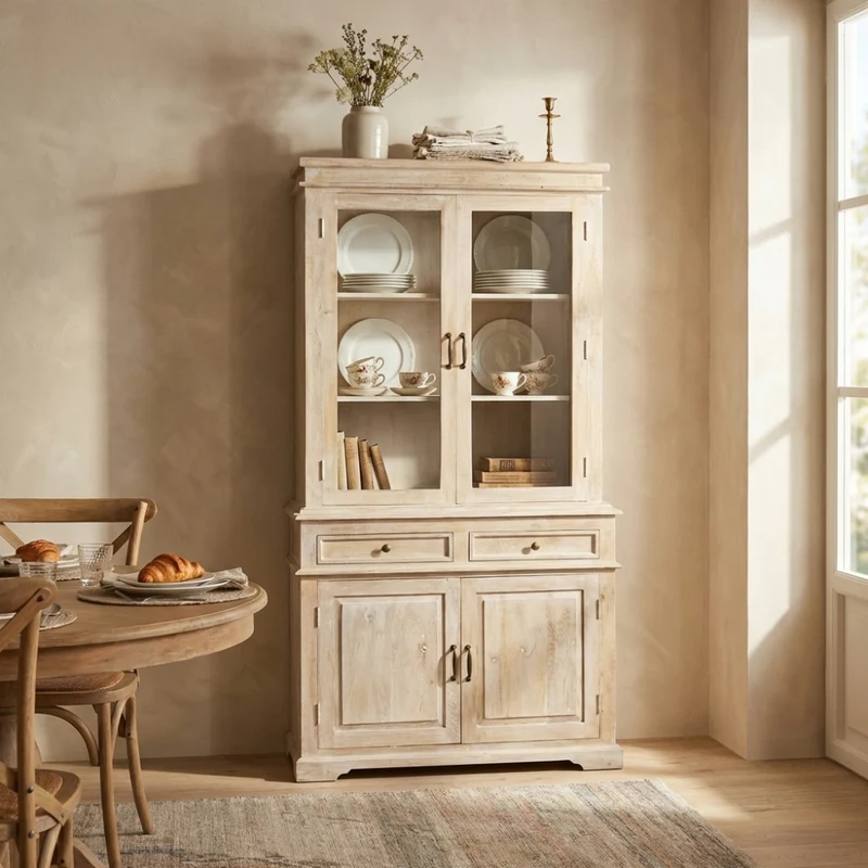 Credenza Lambert in Legno di Mango e Metallo