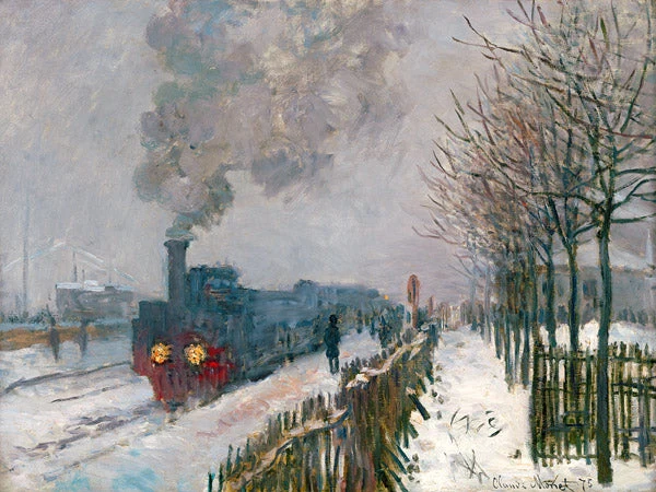 Il treno nella neve