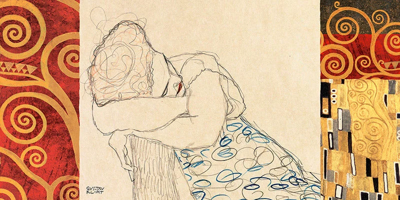 Motivi di Klimt – Donna che riposa