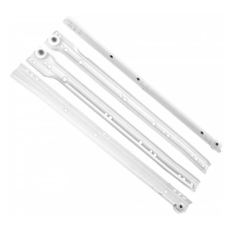 Guide scorrevoli per cassetti 0.9mm - Bianco