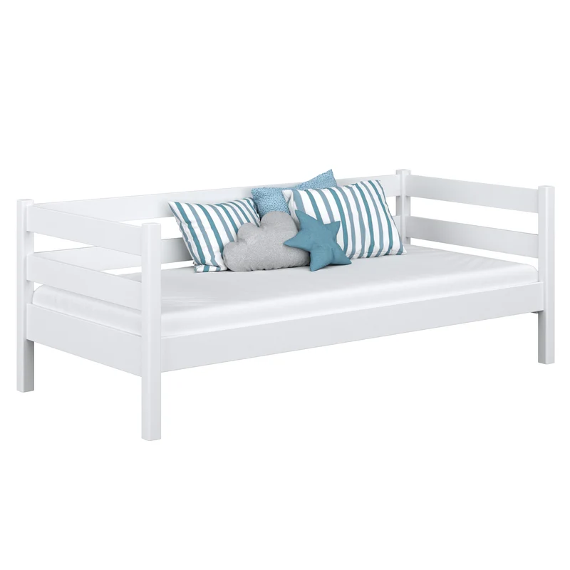 Letto divano in legno N01 bianco