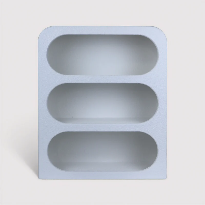 Selene - Mensola da muro colore bianco stile moderno