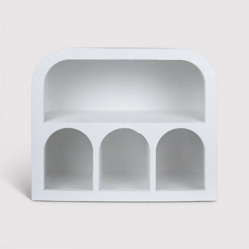 Aurelia - Mensola da muro colore bianco stile moderno