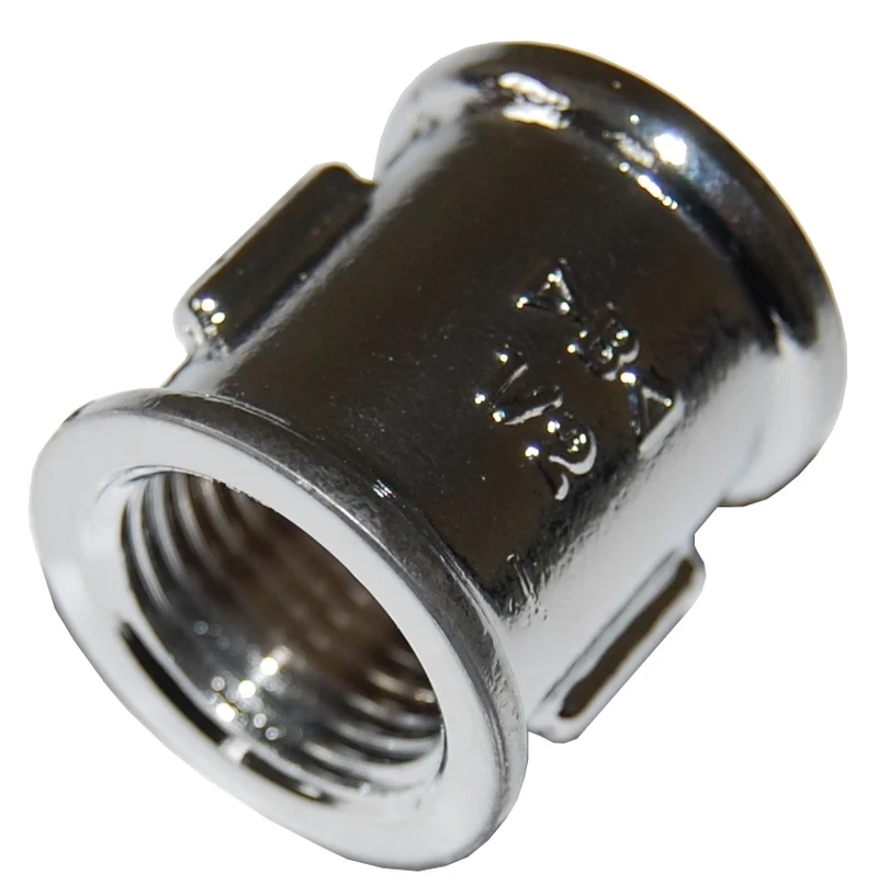 Idraulica Manicotto 270 Ottone Cromato D 1/2 Amaflex 10 Pezzi