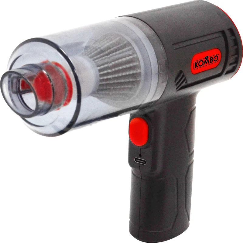 ASPIRATORE CORDLESS 4 IN 1 4V Aspira Soffia | Pompa di Gonfiaggio | Pompa per Sottovuoto