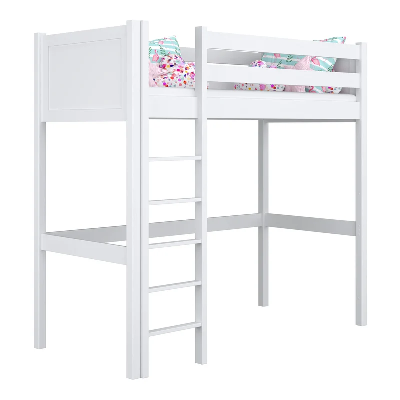 Letto a soppalco in legno N06 RAL/NCS