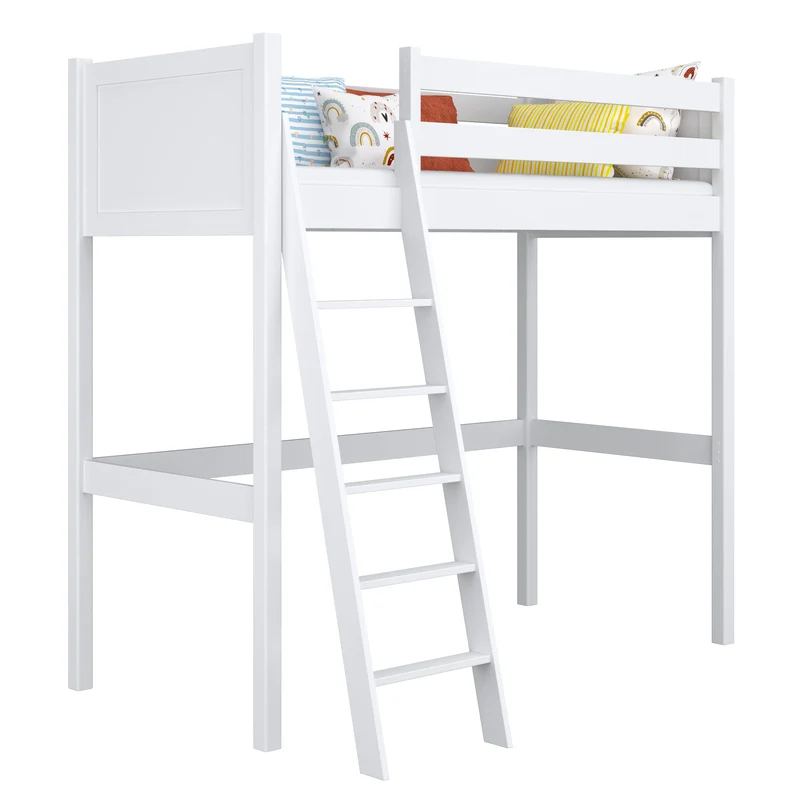 Letto a soppalco in legno N04 RAL/NCS