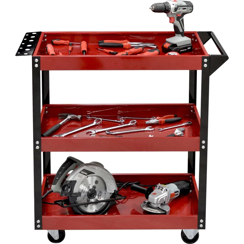 Carrello Portautensili Officina a 3 Ripiani