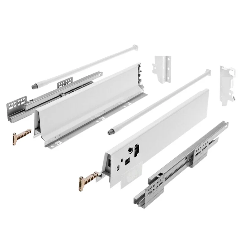 Sistemi per cassetti ammortizzate Mezzo - Altezza 142mm - Bianco