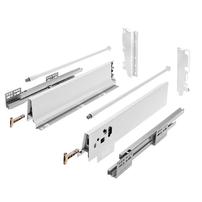 Sistemi per cassetti ammortizzate Alto - Altezza 185mm - Bianco