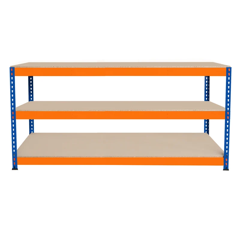 Banco da Lavoro a 3 Ripiani S-Rax - 180 cm x 60 cm x 90 cm