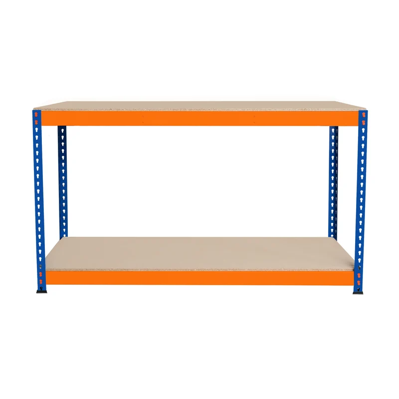 Banco da Lavoro a 2 Ripiani S-Rax - 150 cm x 45 cm x 90 cm